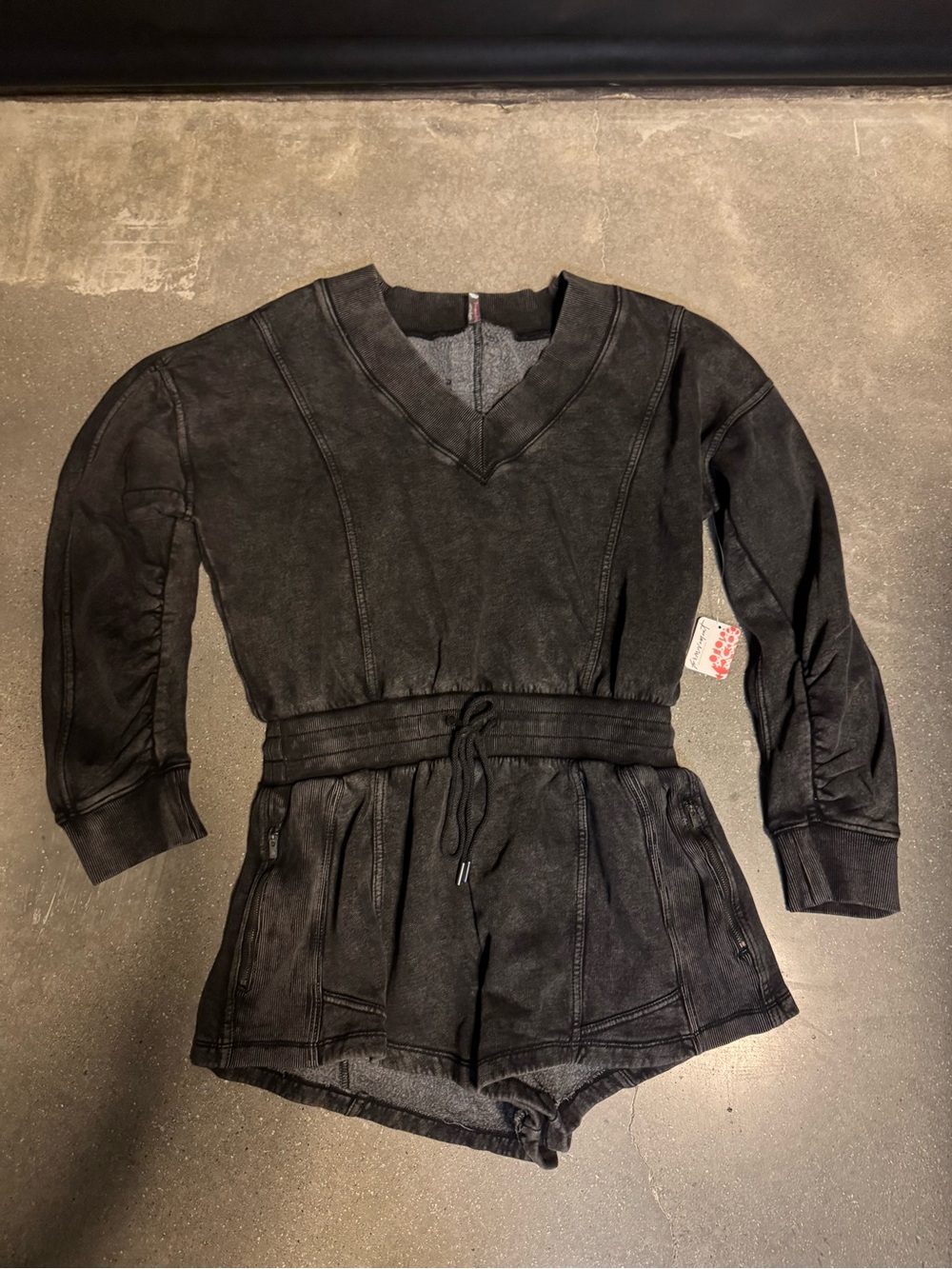 FP Movement Free People Hot Shot Long Sleeve Romper NWT